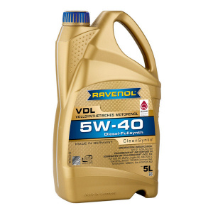Масло моторное RAVENOL VDL 5W-40 CF 5L 