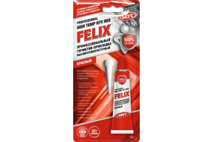 Профессиональный герметик-прокладка Felix (красный) 32г